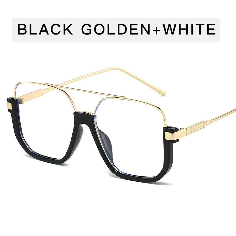 Korean Fashion Women Sunglasses Double Bridge Semi-rimless Sun Glasses Male UV400 Protection Cool Sunglasses