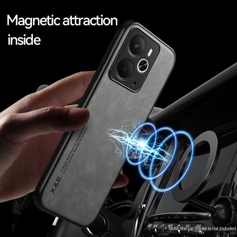 Luxury Shockproof Case For for Realme 14 5G Realme 14T 5G Protective Cover Magnetic Car Holder Phone Coque Fundas
