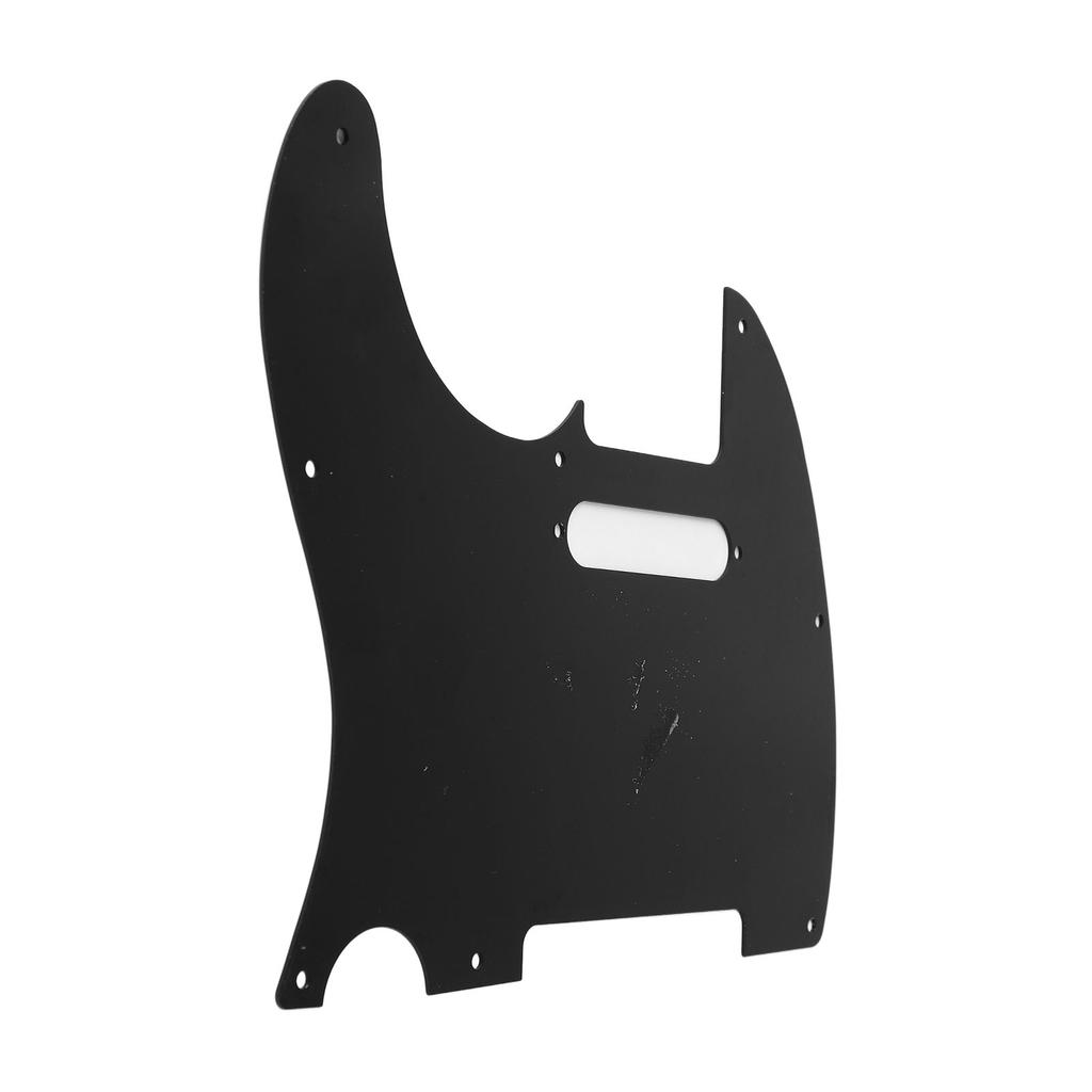 Electric Guitar Pickguard High Strength Scratch Proof Aluminum Alloy Front Guitar Guard Plate Black