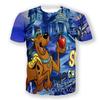 Mens Breathable Quick-Dry Short Sleeve T-Shirt With 3D Digital Print Loose Fit Cotton-Blend Sports