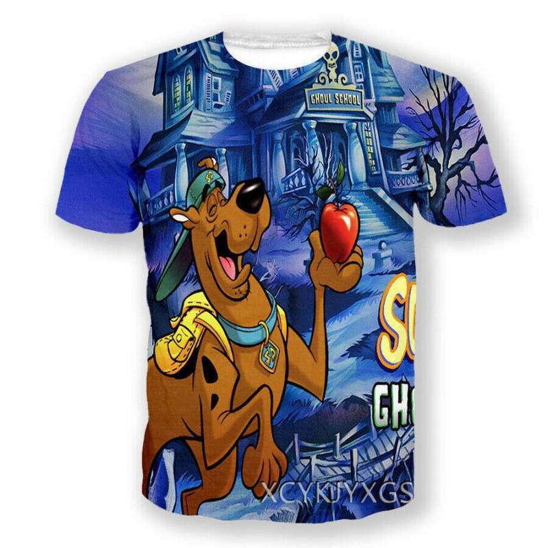 Mens Breathable Quick-Dry Short Sleeve T-Shirt With 3D Digital Print Loose Fit Cotton-Blend Sports