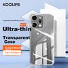 KOOLIFE Phone Case for OPPO Reno14 Pro, Full Lens Protection, Simple Skin-Friendly Transparent Soft, Reduces Fingerprints, Back Cover