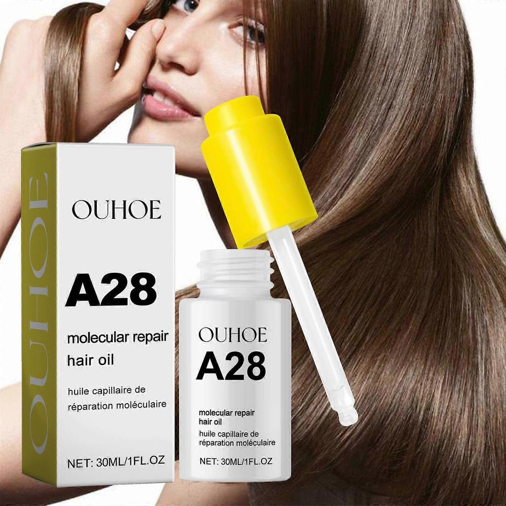 Molecular hair care oil prevents frizz and smoothes damaged hair. Repairs damaged hair and moisturizes light hair care oil 1