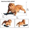 Oenux Kitty Dog Animals Model Action Figure Siamese Husky Pug Rottweiler Puppy Figurines PVC Cute Collection Toy Kids Gift