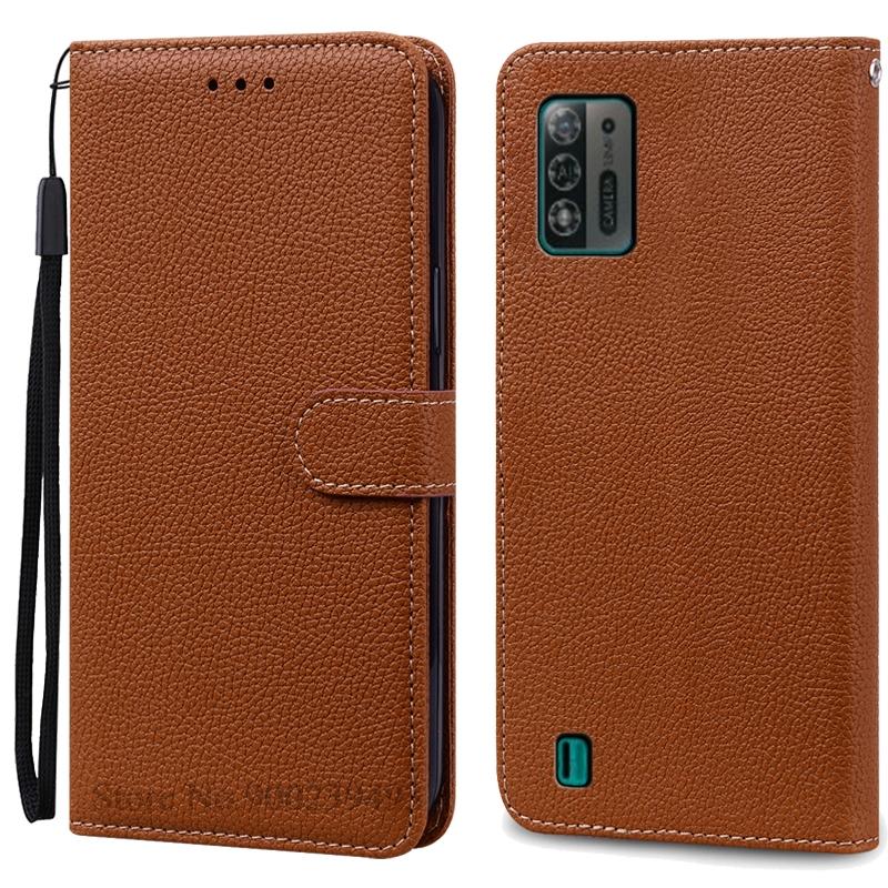 A52 Lite Pouzdro Pro ZTE Blade A52 Lite Pouzdro Měkké Silikonové Peněženkové Kožené Vyklápěcí Pouzdro Pro ZTE Blade A52 Lite Pouzdro TPU Zadní Kryt Etui