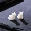 Cute Cat Resin Fillers with Crystal Droplets Flexible Silicone Mould Miniature Landscape Decorations for Home and Office