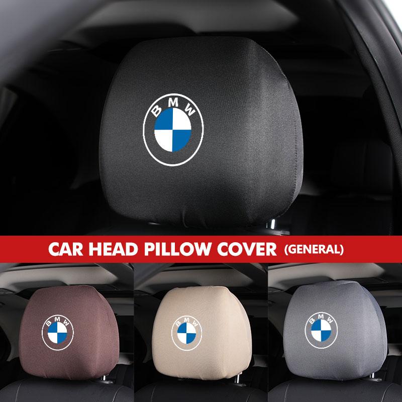 QAED6 For BMW Car Seat Headrest Pillow Cover Dust Dirty-proof Protective Cover Accessories E46 E90 E60 F10 E39 F30 E36 E87 E90 E30 E53