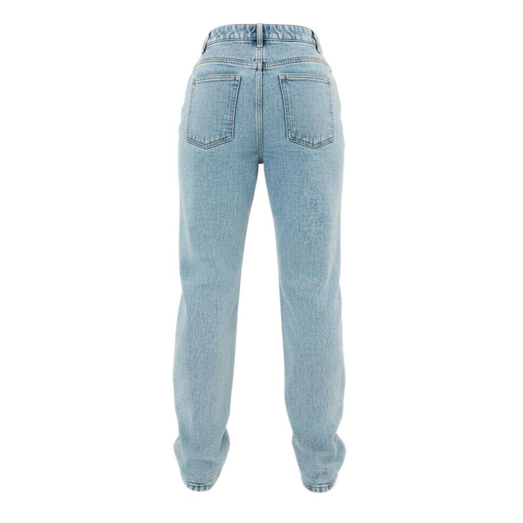 I Saw It First Womens/Ladies Light Wash 5 Pockets Jeans