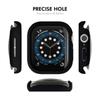 WANLONFENG For Apple Watch Series 10 46mm Watch Case PC Frame with Tempered Glass Screen Protector