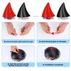 2-1pcs Helmet Short Devil Horns Decoration Stickers Motorcycle Bicycle Helmet Styling DIY Rubber Decor Headwear Accessories