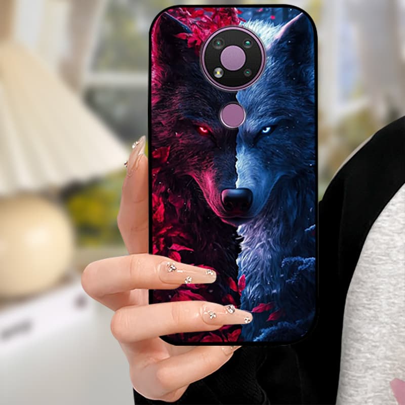 Capa For Nokia 5.4 Cases Black Silicon Soft TPU Phone Case For Nokia 5.4 5.1 7.1 Protective Camera Coque Nokia5.4 Back Shells