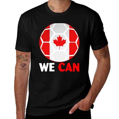 Możemy Kanada Flaga T-Shirt g man koszulki dla mężczyzn pakiet bawełnianych koszulek T-Shirt