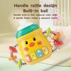 Baby Musical Pacifier Rattle Toys Early Educational Feeding Bottle Soft Teether Light Soothing Shaker Newborn