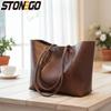 Large Capacity Women Tote Bag Versatile Vintage Shoulder Bag for Casual Travel Shopping Work Use