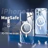 iPhone 14 Pro Max Transparent MagSafe Magnetic Charging Case, Fits Apple 15, Drop-Proof