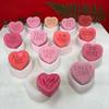 7 Styles 3D Letter Heart-shaped Silicone Candle Mold DIY Love Soap Aromatherapy Gypsum Resin Mould Valentine's Day Gift Arts