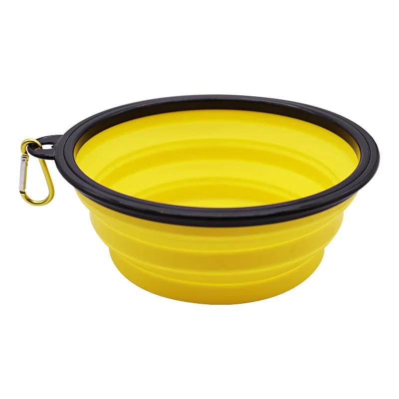 TPR Foldable Dog Bowl | Collapsible Pet Food Water Dish | Flexible, BPA-Free & Portable for Travel RetractableFeeding Bowl