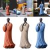 Chinese Buddha Statue Monk Figure Tea Pet Stylish and Elegant Home Decoration Monk Figurine for Business Car Living Room Yard