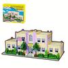 Springfield Elementary School House Buildings Sets,8 Figures City Apartment Architecture Model Modular Buildings Blocks 3500 PCS