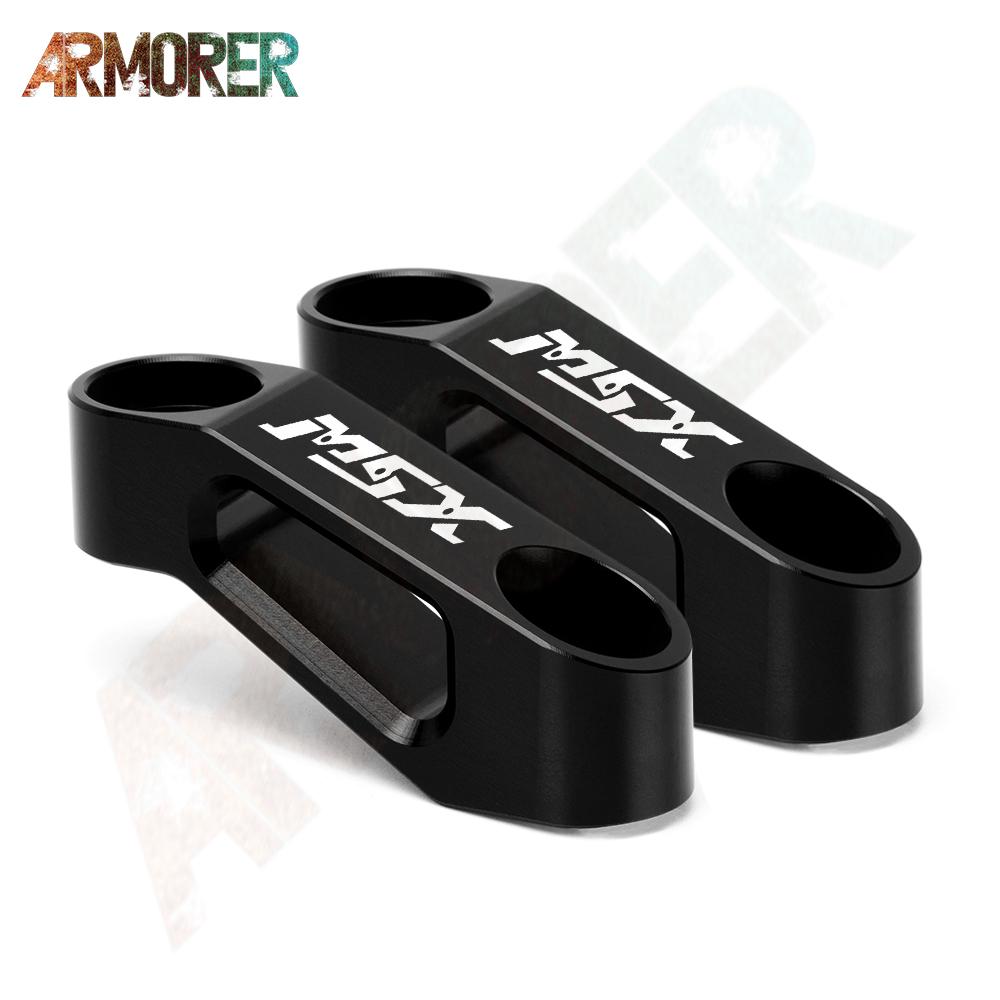 Rearview Mirror Extension Mount Bracket Holder Motorcycle Accessories For HONDA GROM 125 GROM125 MSX 125 MSX125 2014 - 2022