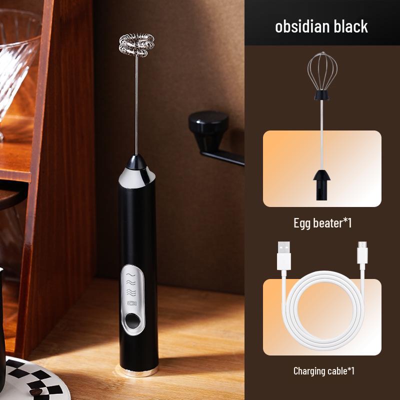 Rechargeable Handheld Electric Milk Frother & Egg Beater