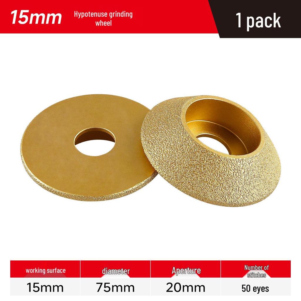 45° Bevel Diamond Grinding Wheel for Marble & Quartz Edge Chamfering
