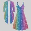 3D  Printed  Set Dress Coat ,Colorful and Diverse In Shape   Fashion Print,suitable for Various Scene Fashion Styles
