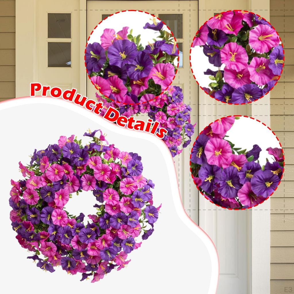 Artificial Door Wreath, Versatile in Its Use, As A Gift for The Front Or Wall Decoration.