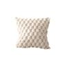 1pcs Pineapple Grid Turtle Pattern 3D Soft Plush Throw Pillowcase Cream White For Living Room Sofa Bedroom Home Room Decor Fabric Pillow Cushion