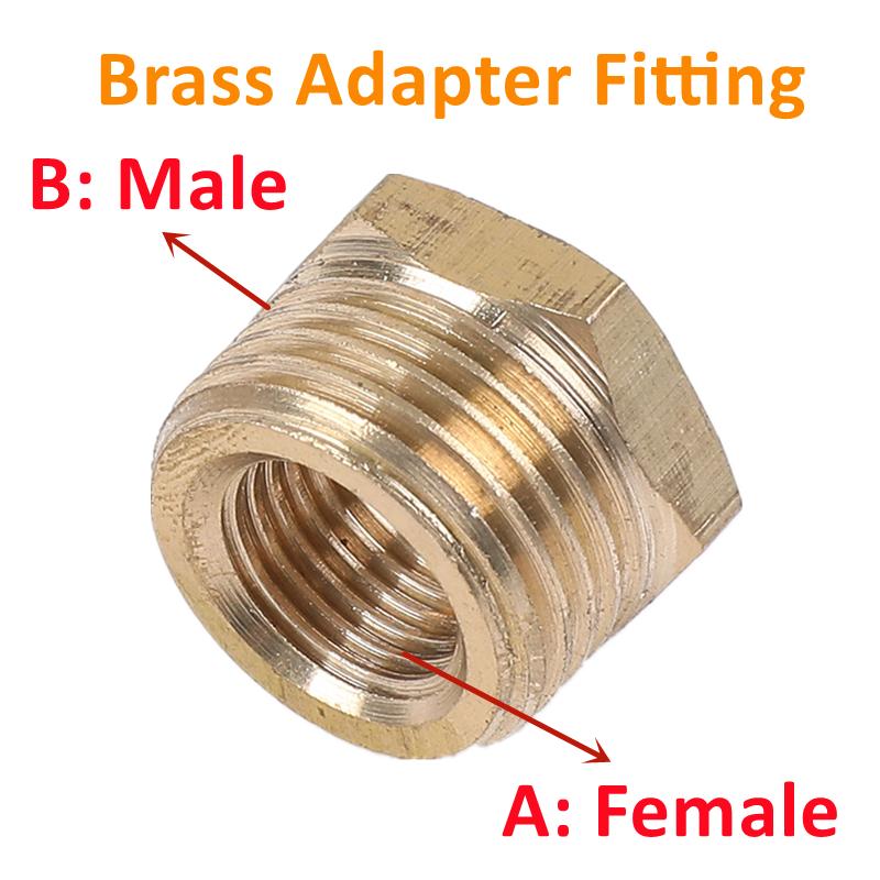 

Brass Pipe Hex Nipple Fitting Quick Coupler Adapter 1/8 1/4 3/8 1/2 3/4 1 BSP Adapter Fitting Reducing Hexagon Bush Bushing A 1l8 BSP&B 1l4 BSP