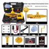 WOKEZ 12V Hydraulic Electric Jack with Inflatable Pump for Small Cars & Off-Road Rescue