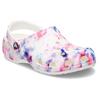 Crocs EVA Classic Tie-Dye Pattern Clogs Women Footwear White Multicolor 205453-6TS