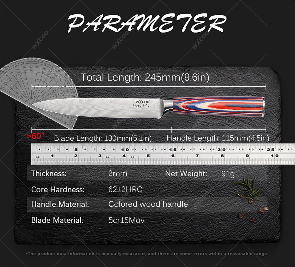 Kitchen Slicing Fruit Knife Cleaver Boning Knife Slicing Meat Cutting Knife Stainless Steel Kitchen Utility Knives with Gift Box