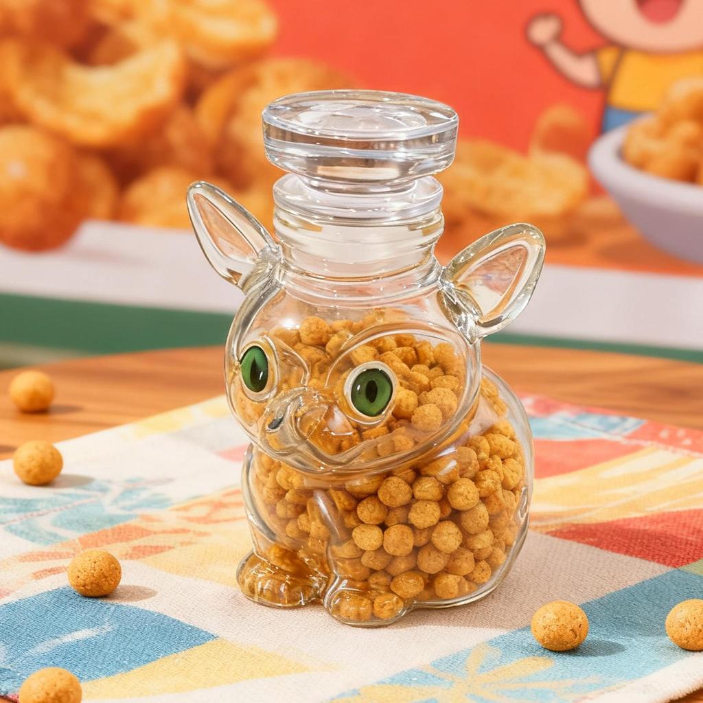 Grote Snoep Pot Snack Bewaarbus Dier-Vormige Bus met Deksel Luchtdichte Organizer Leuke Voedselbewaarcontainers Voor B iscuit