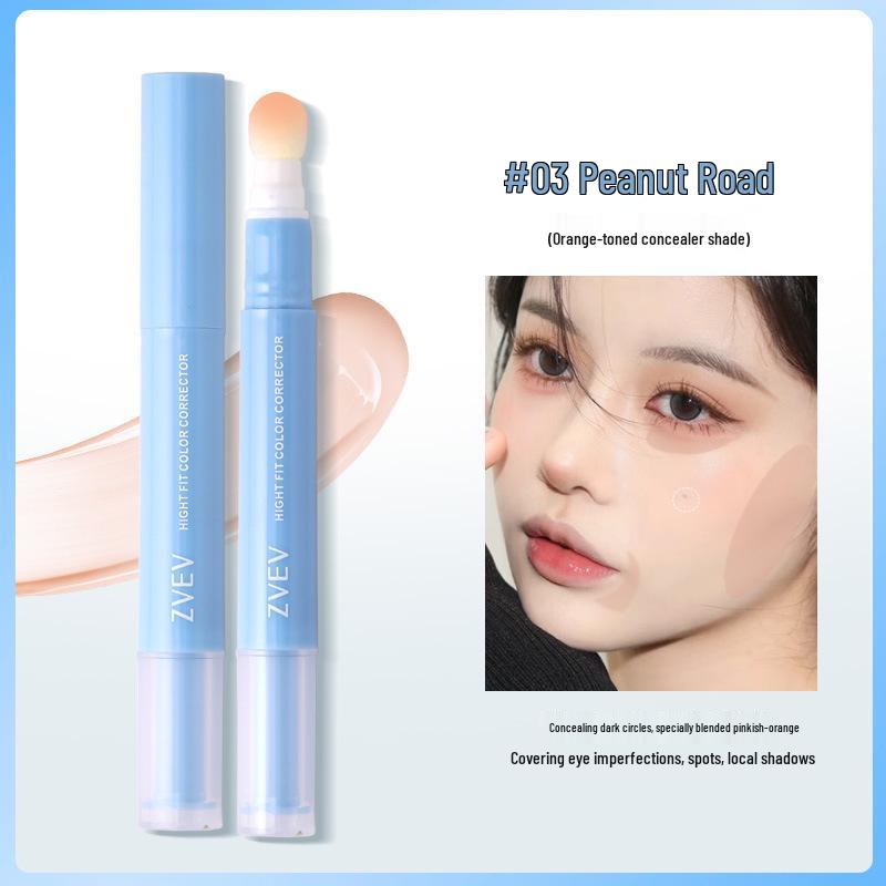 

ZVEV Titi Milk Concealer Pen: Brightens Tear Troughs, Covers Blemishes, Dark Circles, Acne Marks, Hydrating, Long-lasting. 1.5g