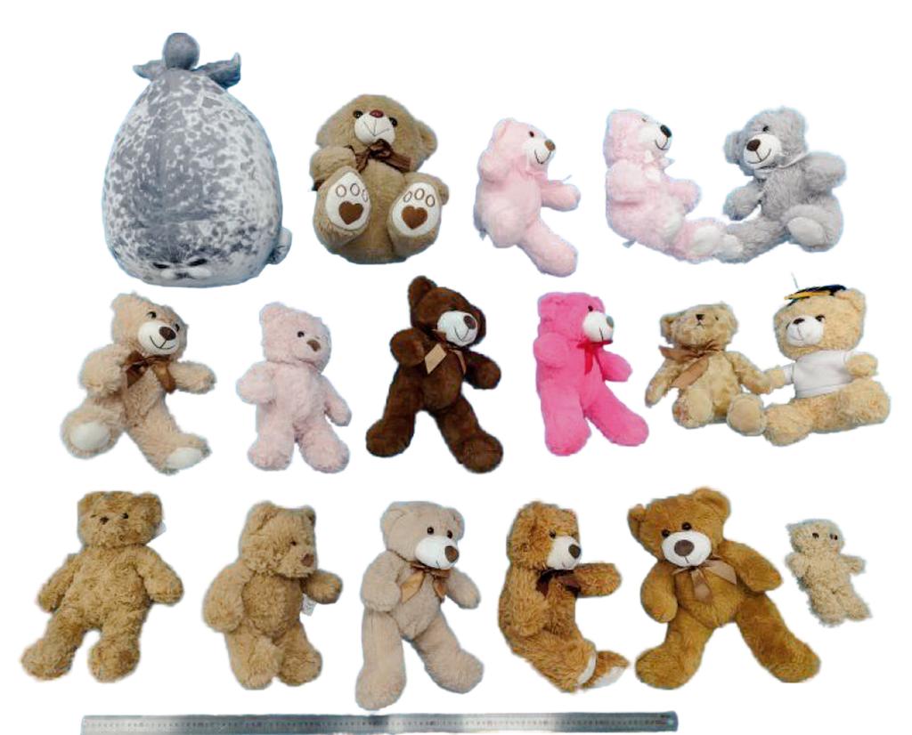 Children's Teddy Bear Doll Doctor Hat Design Plush Toy for Birthday Gift Polyester PP Cotton Mesh Embroidered Stress Relief