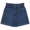 Teenie Weenie Women's High-Waist Tencel Denim Shorts