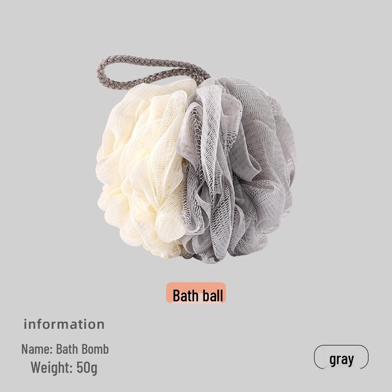 Трехцветная градиентная мочалка для купания Jieliya - Мягкий отшелушивающий инструмент, Разные стили. 10*10 cm