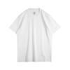 Men's Premium 240G Heavy Solid White T-Shirt, Mercerized Xinjiang Cotton, Short-Sleeve, Round Neck, Summer Wear