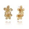 14K Gold Plated Stainless Steel Stud Earrings for Women