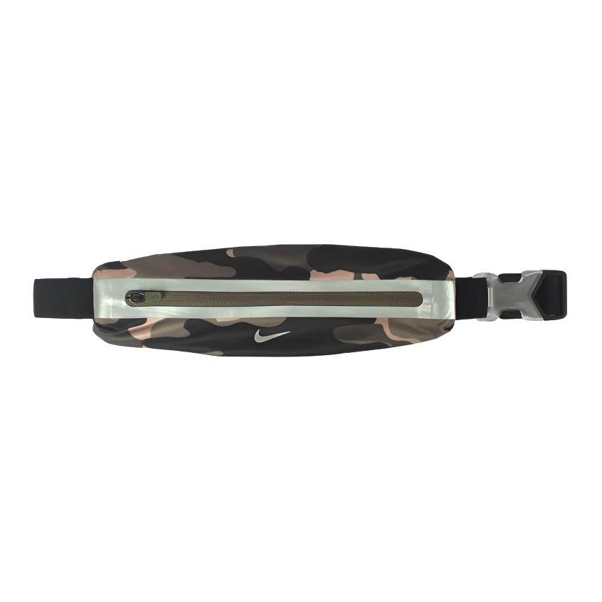 Nike Fabric Fanny Pack Unisex Cerulean & Black & Silver/Green Camouflage CN0231