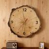 Rustic Wall Clock Made of [material Not Specified], Quiet, for Classrooms, Cafes,