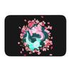 Custom Smiling Leucistic Axolotl Doormat Non-Slip Entrance Bath Kitchen Door Floor Mats Salamander Animal Living Room Carpet Rug