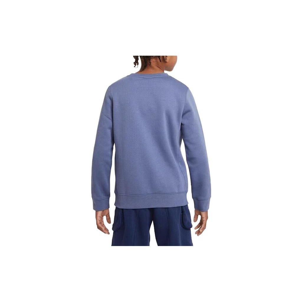 Nike Kids Sports Training Casual Crewneck Sweatshirt Kids sweatshirt Blue DX5162-491