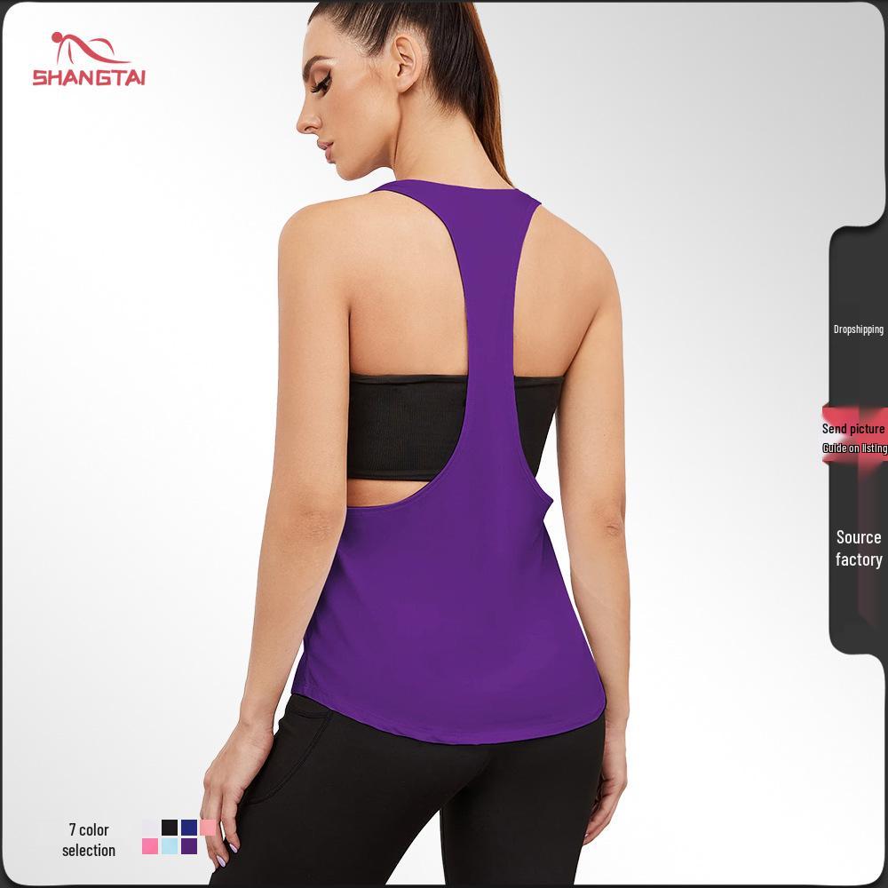 Plus Size Quick-Dry Sleeveless Yoga and Running Tank Top