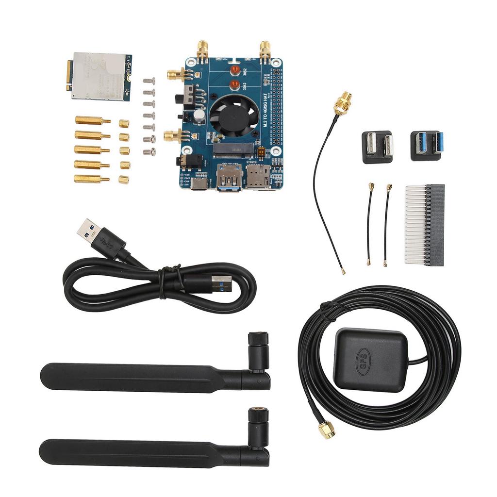 Dual Antennas LTE Cat 6 Expansion Board Multiple Country Band GNSS Positioning LTE A Expanding
