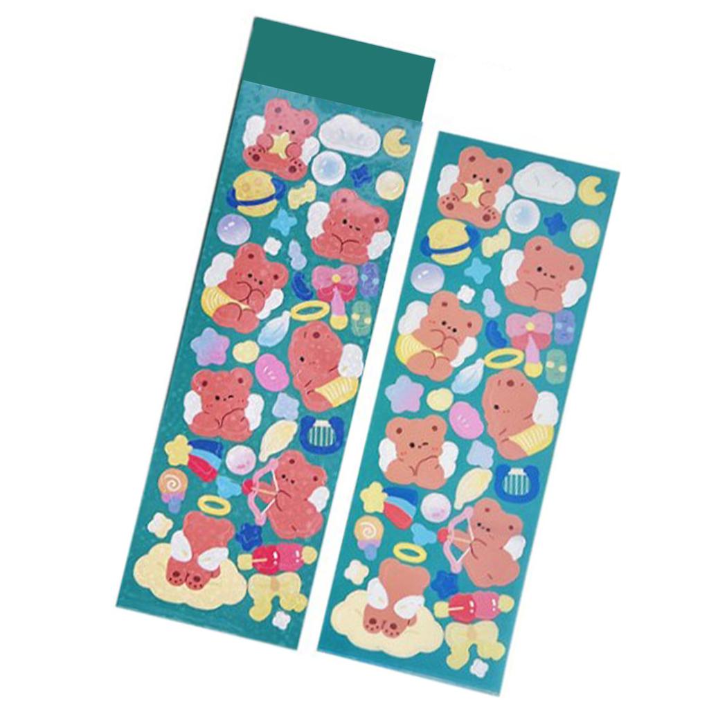 Kpop Photocard Sticker Decorative Cute Design Fun Scrapbooking Stickers for Phone Case Journaling