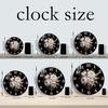 High-Standard-Quality Floral High-Quality Pattern High-Quality Wooden High-Quality Wall High-Quality Clock 10-24Inch High-Quality Silent