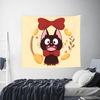 Anime Kiki’s Delivery Service cutecore Tapestry Bedroom Decoration Wall Hanging Blanket Tapestry Cool Stuff For Room