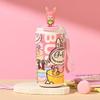 316 Stainless Steel Thermos Cup Cartoon Pattern Matra Cloth Coffee Cup Outdoor Portable Car Cup